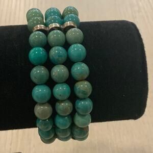 Vintage Turquoise Bead Bracelet